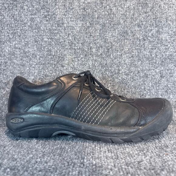 Keen Other - Keen PTC Utility Oxford Mens Shoes Size 11.5 Black Leather Slip Resistant Work